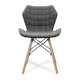 Amelia Stylish Lightweight Fabric Chair